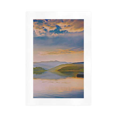 Travel to sunset 01 by JamColors Art Print 16‘’x23‘’