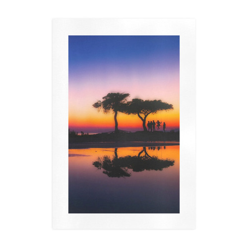travel to sunset 06 by JamColors Art Print 19‘’x28‘’