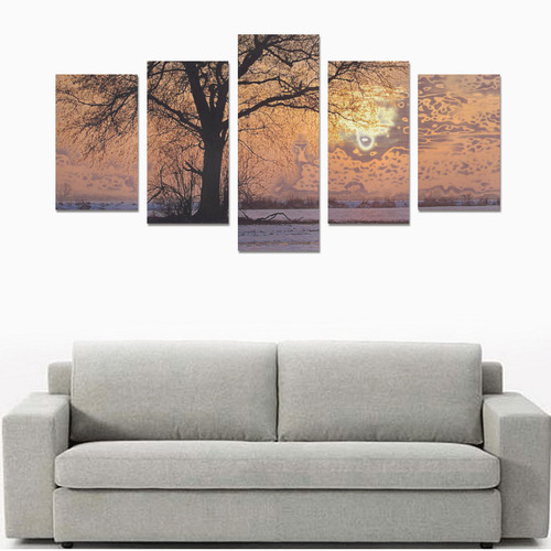 travel to sunset 4 by JamColors Canvas Print Sets C (No Frame)