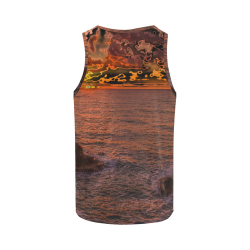 travel to sunset 3 by JamColors All Over Print Tank Top for Women (Model T43)