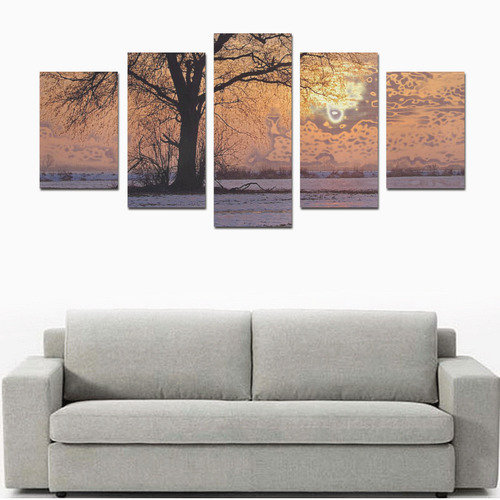 travel to sunset 4 by JamColors Canvas Print Sets D (No Frame)