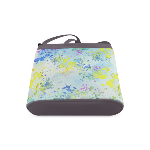 Watercolors splashes Crossbody Bags (Model 1613)