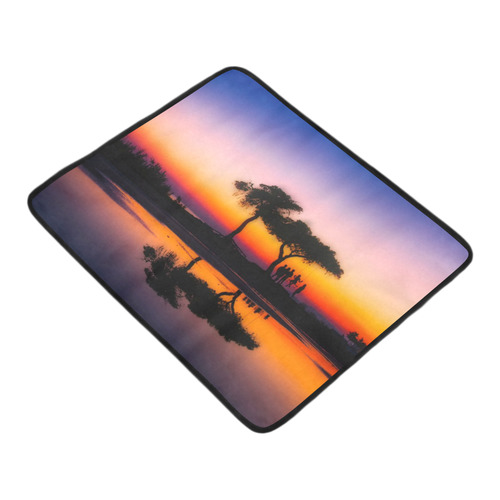 travel to sunset 06 by JamColors Beach Mat 78"x 60"