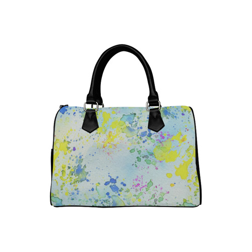 Watercolors splashes Boston Handbag (Model 1621)