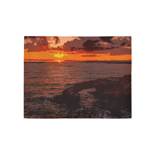 travel to sunset 2 by JamColors Area Rug 5'3''x4'