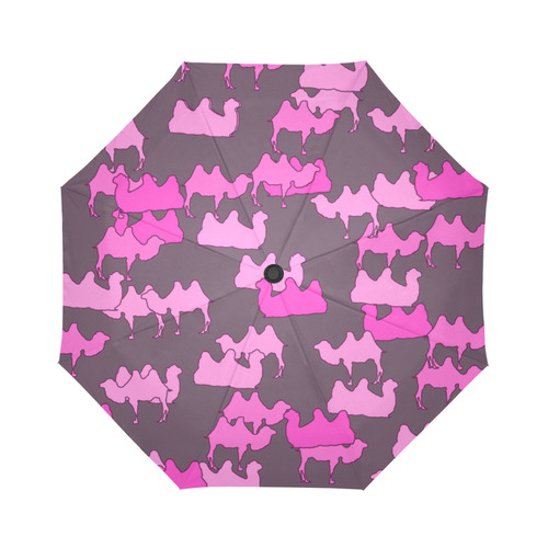 camelflage pink Auto-Foldable Umbrella (Model U04)