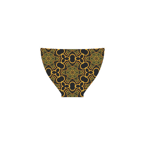 yellow-gold-black Custom Bikini Swimsuit