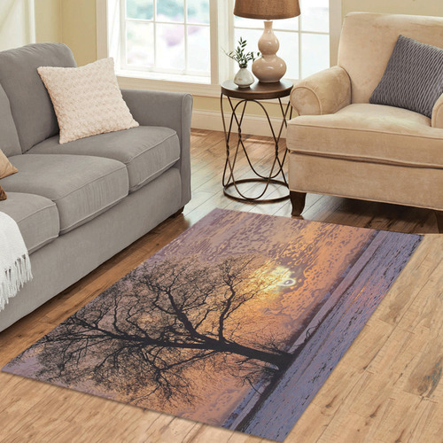 travel to sunset 4 by JamColors Area Rug 5'3''x4'