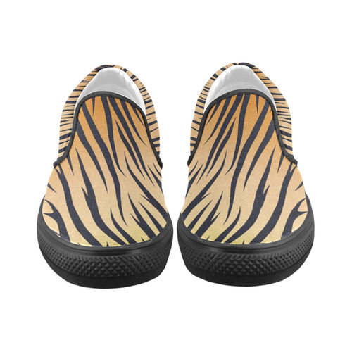 I'm a Tiger - Roar! Men's Slip-on Canvas Shoes (Model 019)