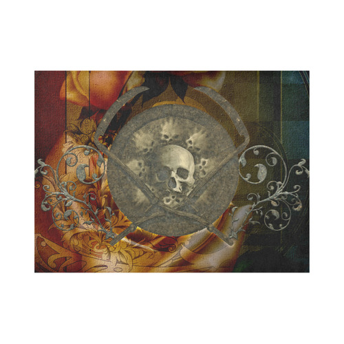 Awesome creepy skulls Placemat 14’’ x 19’’ (Set of 6)