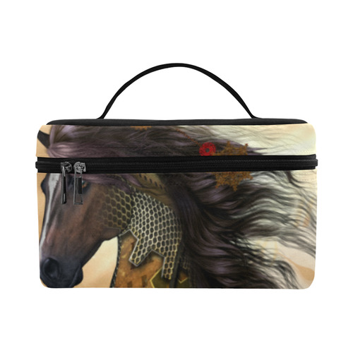 Aweseome steampunk horse, golden Lunch Bag/Large (Model 1658)