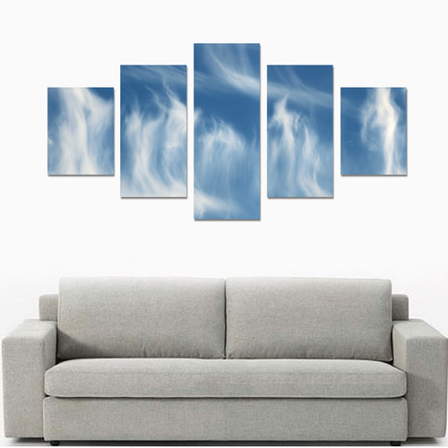 Wispy clouds Canvas Print Sets B (No Frame)