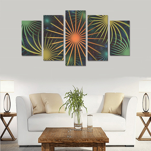 Fireworks Canvas Print Sets A (No Frame)