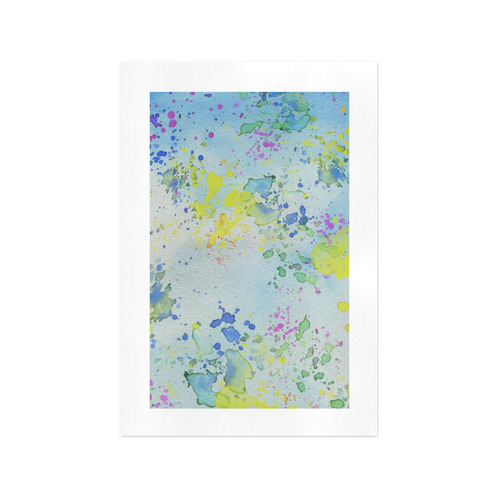 Watercolors splashes Art Print 13‘’x19‘’