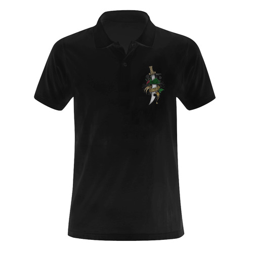 Symbolic Sword Men's Polo Shirt (Model T24)