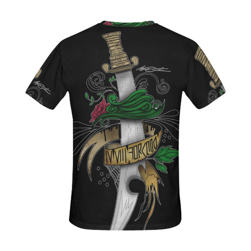 Symbolic Sword All Over Print T-Shirt for Men (USA Size) (Model T40)