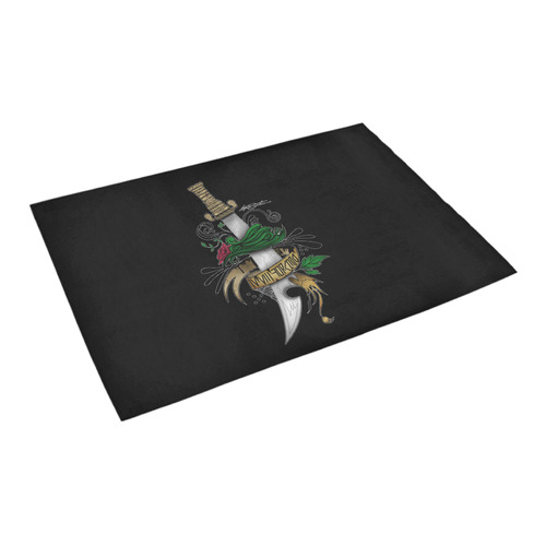 Symbolic Sword Azalea Doormat 24" x 16" (Sponge Material)