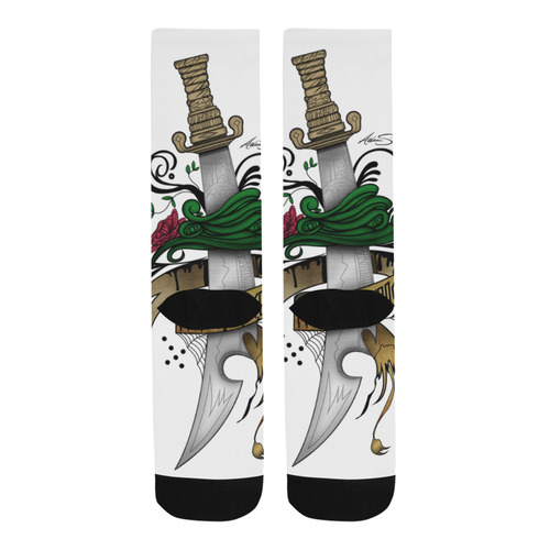 Symbolic Sword Trouser Socks