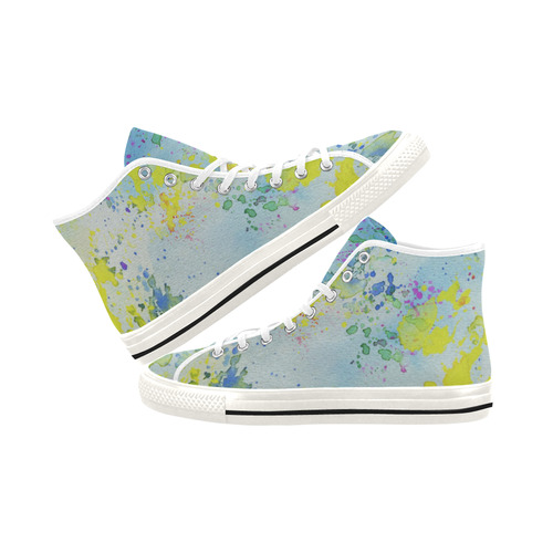 Watercolors splashes Vancouver H Men's Canvas Shoes/Large (1013-1)