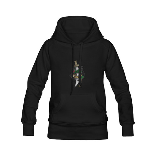 Symbolic Sword Women's Classic Hoodies (Model H07)