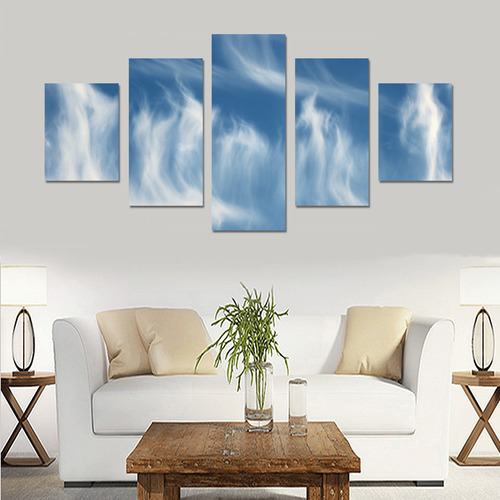 Wispy clouds Canvas Print Sets B (No Frame)