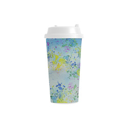 Watercolors splashes Double Wall Plastic Mug