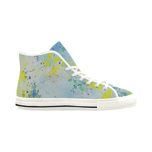 Watercolors splashes Vancouver H Men's Canvas Shoes/Large (1013-1)