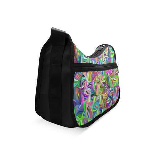 Colorful Red Blue Green Yellow Abstract Geometric Crossbody Bags (Model 1616)