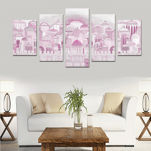 jerusalem collage 12 Canvas Print Sets D (No Frame)