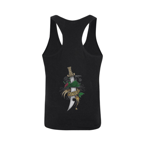 Symbolic Sword Plus-size Men's I-shaped Tank Top (Model T32)