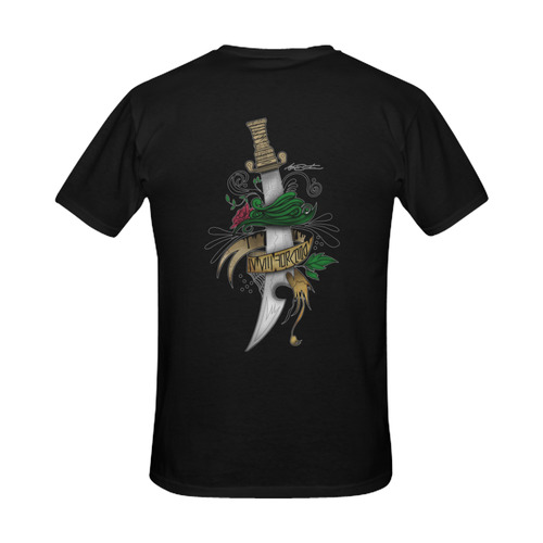 Symbolic Sword Men's Slim Fit T-shirt (Model T13)