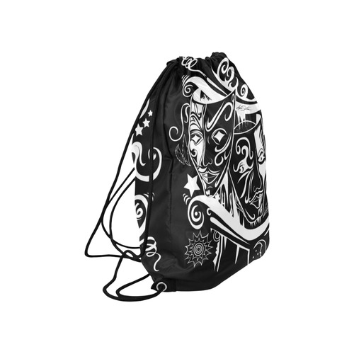 Zodiac - Gemini Large Drawstring Bag Model 1604 (Twin Sides)  16.5"(W) * 19.3"(H)
