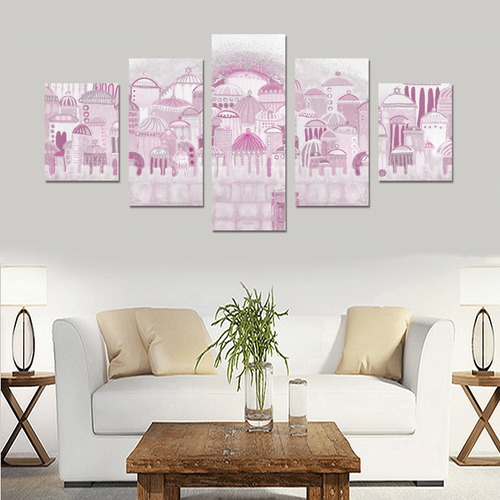 jerusalem collage 12 Canvas Print Sets B (No Frame)