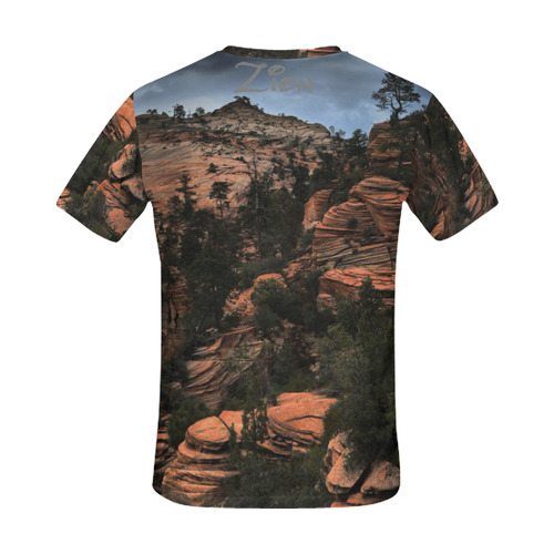 Zion All Over Print T-Shirt for Men (USA Size) (Model T40)