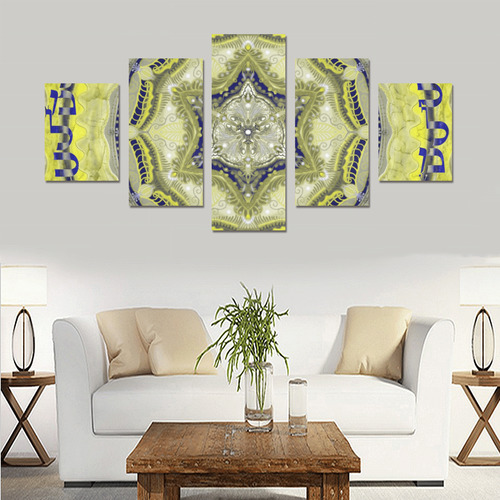 mandala maguen-12- alphabet Canvas Print Sets B (No Frame)