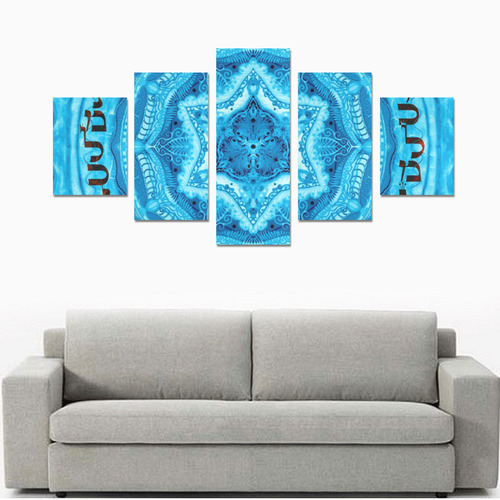 mandala maguen- 18- alphabet Canvas Print Sets B (No Frame)