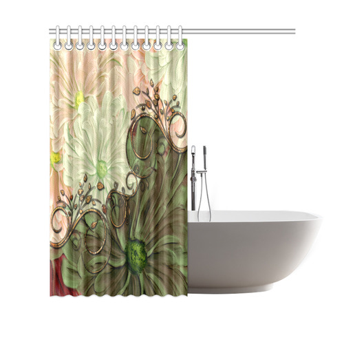 Wonderful vintage design Shower Curtain 69"x70"
