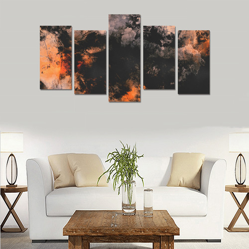 abstraction colors Canvas Print Sets E (No Frame)