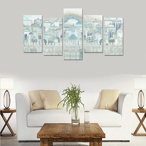 jerusalem collage 9 Canvas Print Sets E (No Frame)