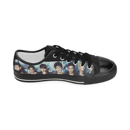 GOT7 kpop group shoes Women's Classic Canvas Shoes (Model 018)