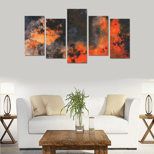 abstraction colors Canvas Print Sets E (No Frame)