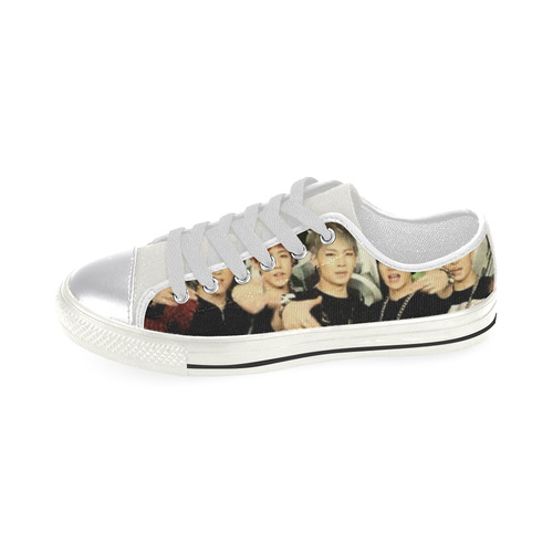 GOT7 kpop group shoes Women's Classic Canvas Shoes (Model 018)