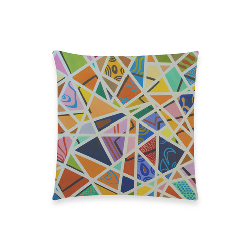 Broken Throw Pillow Custom  Pillow Case 18"x18" (one side) No Zipper