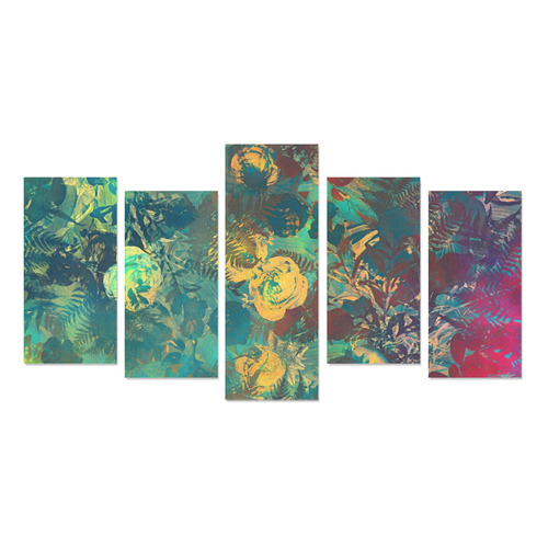 flowers Canvas Print Sets E (No Frame)