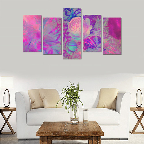 flora 6 Canvas Print Sets E (No Frame)