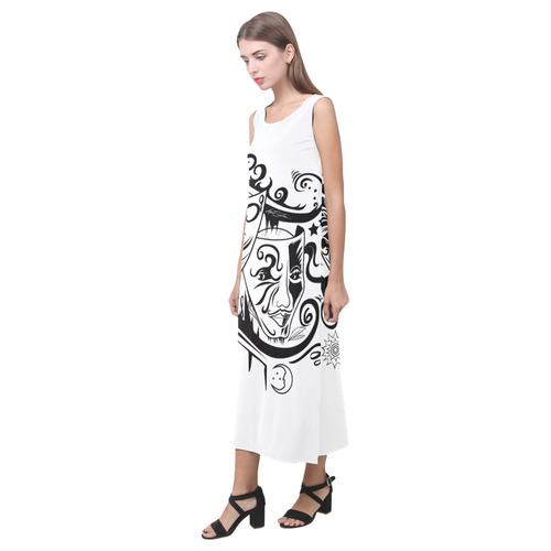 Zodiac - Gemini Phaedra Sleeveless Open Fork Long Dress (Model D08)