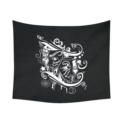 Zodiac - Gemini Cotton Linen Wall Tapestry 60"x 51"