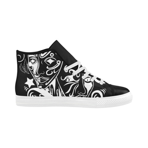 Zodiac - Gemini Aquila High Top Microfiber Leather Men's Shoes/Large Size (Model 032)