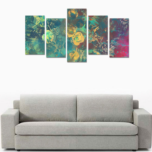 flowers Canvas Print Sets E (No Frame)