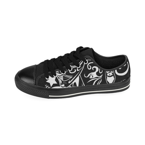 Zodiac - Gemini Canvas Women's Shoes/Large Size (Model 018)